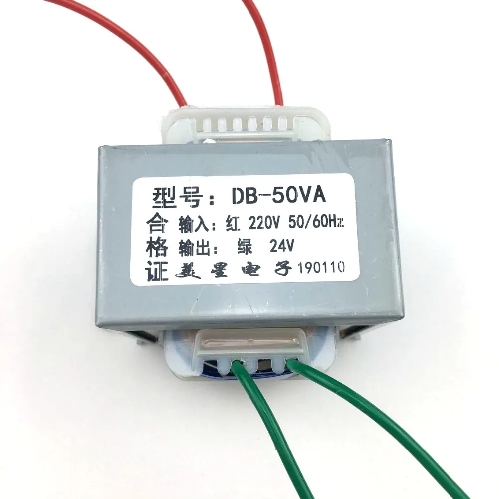 ei tipo Transformador 220v para 24v Transformateur Ac24v ac Transformador Ei66 Monitoramento ei 50w Db-50va 2a
