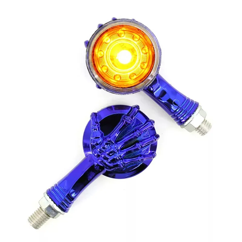 

GSEAtech Motorcycle Turn Signal Tail Lights Indicator Light Amber Lamp Bulb LED Turn Signal For Moto Motorbike Custom Motorcycle