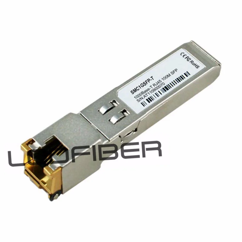 

SMC1GSFP-T Compatible 1000BASE-T SFP Copper RJ-45 100m Transceiver