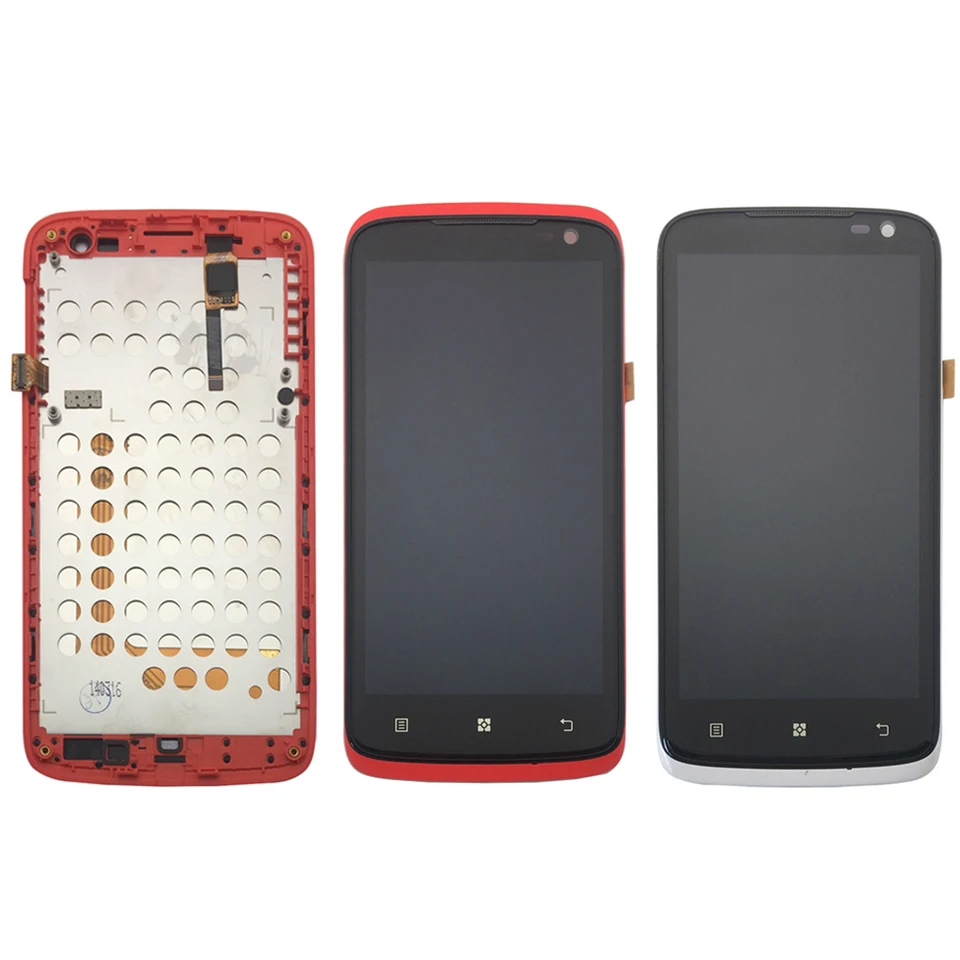 Черный для Lenovo S820 ЖК экран с сенсорным экраном Digitzer в сборе|screen for lenovo s820|lcd screenlenovo