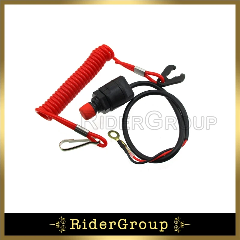 

Safety Tether Lanyard Kill Stop Switch For Outboard Motor Boat Jet Ski
