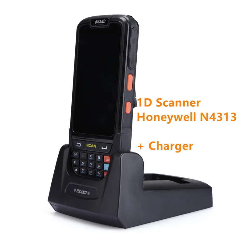 PDA Honeywell N6603 Сканнер CMOS Беспроводной Bluetooth Android 7 OS 2d сканер штрих-кода pda зарядная колыбель с вилкой EU AU US - Цвет: 1D 4313 and Charger