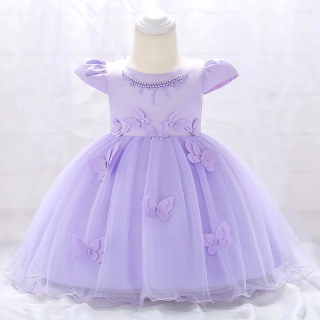 Hot Elegant Baby Clothes Girl Summer Dresses for Newborn Bow Short