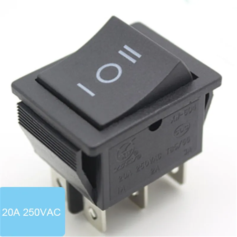 4 piecs KCD XW-604AB3 AC swicths 6 pin 3 позиция на off-on черный электрический перекидной