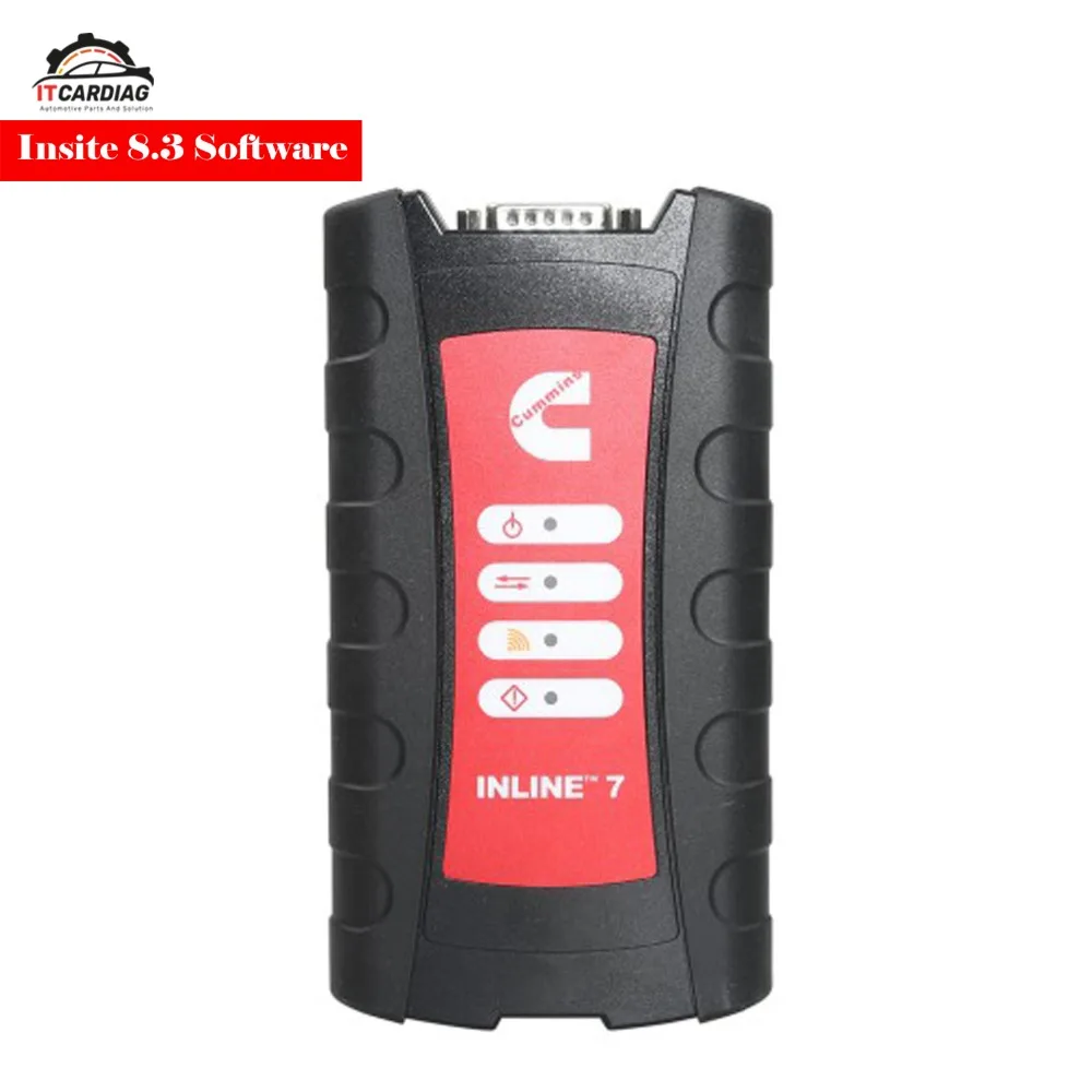 

INLINE 7 Data Link Adapter with Insite 8.3 Software Multi-language Truck Diagnostic Tool For Heavy Duty Truck Diagnostic