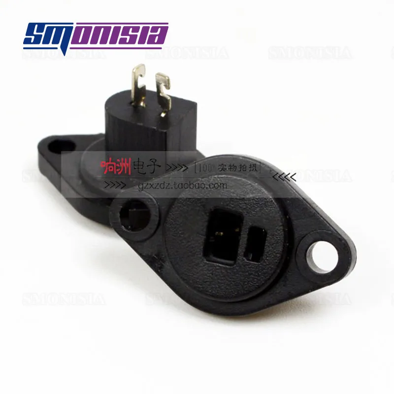 smonisia 10pcs-200pcs 2Pins Plug EU Old Amplifier Speaker Connector Socket T-shaped smonisia 10pcs-200pcs 2Pins Plug EU Old Amplifier Speaker Connector Socket T-shaped