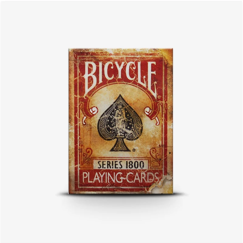 Blue/Red Bicycle Vintage Series 1800 Marked Deck Magic Cards Playing
