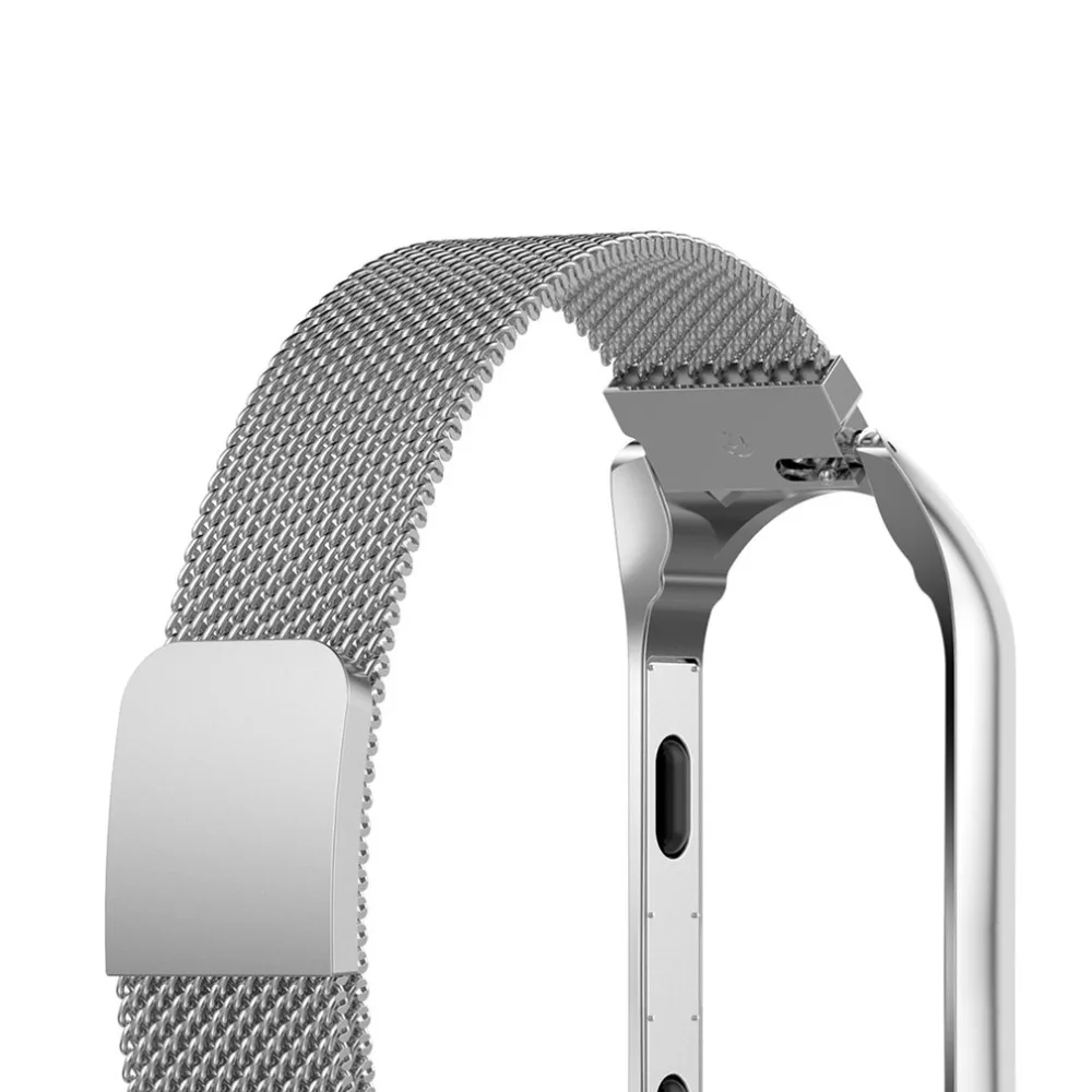 Metal Frame Smart Watch Wrist for Xiaomi Mi Band 4 Wristband Smart Sports Bracelet Wristband Strap Smart Ring