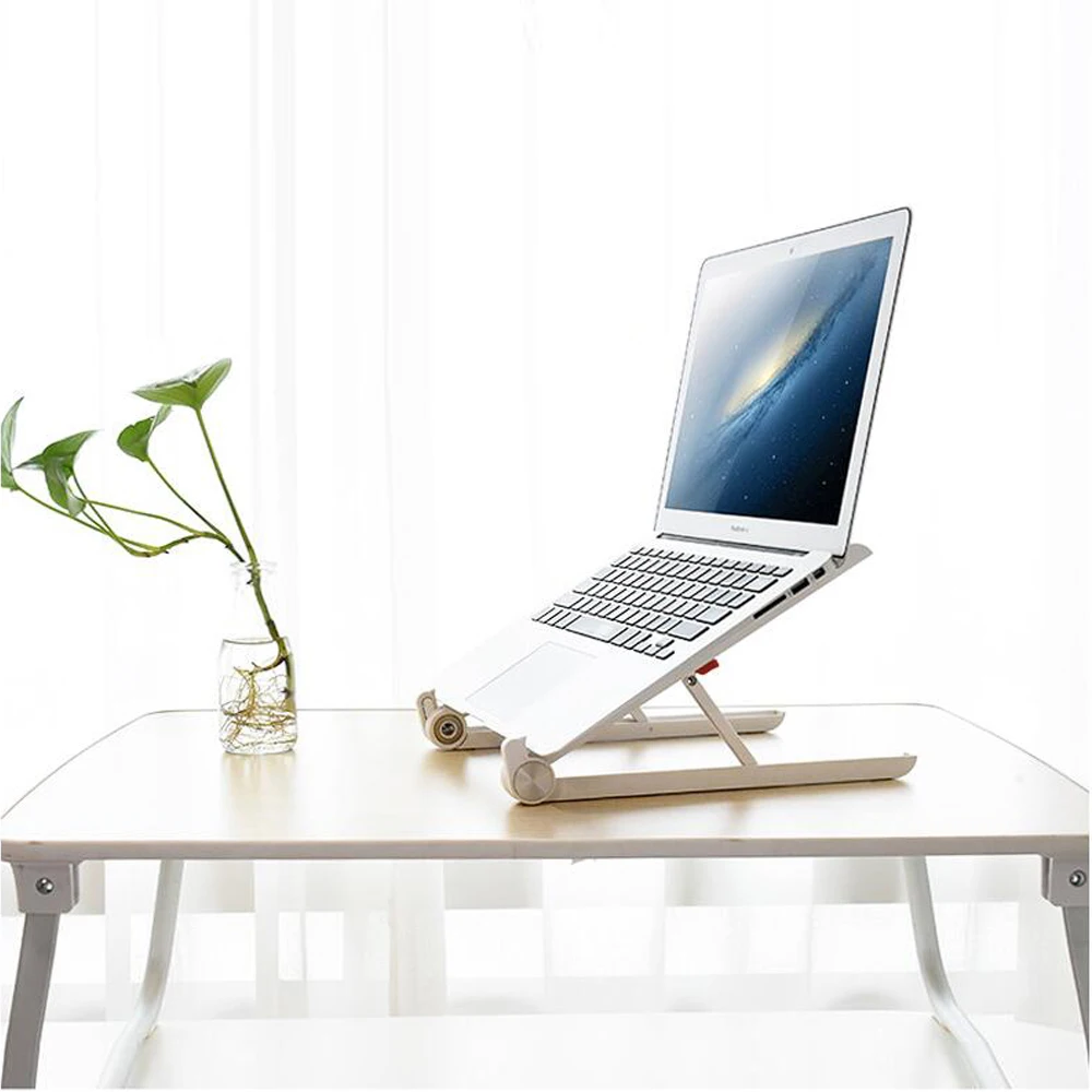 

Laptop Stand Desk Base Portable Holder Foldable Adjusting Mount Folding Office Lapdesk For Notebook Stands