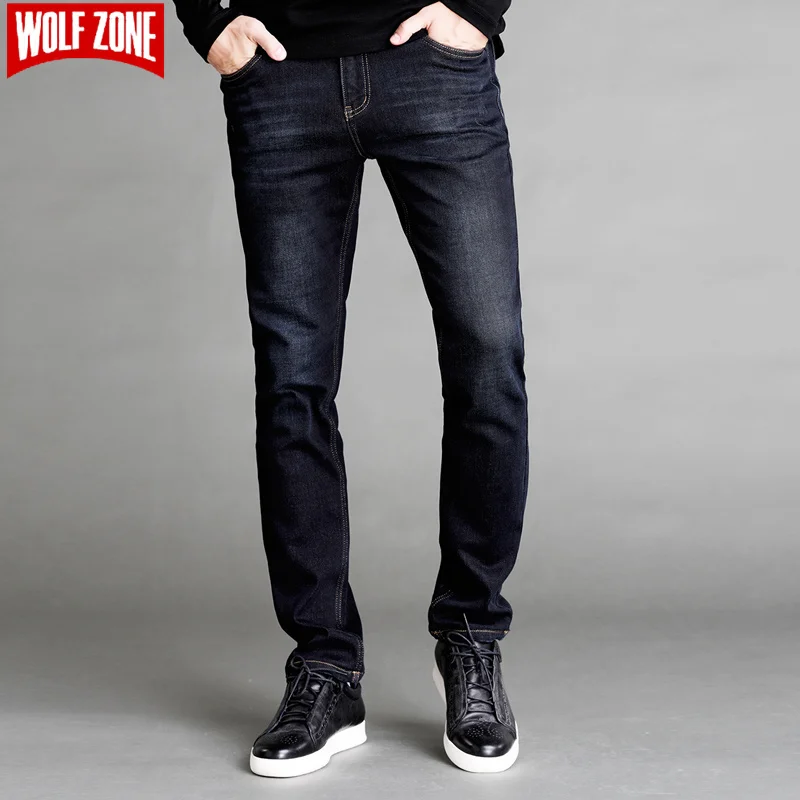 New Arrival Jeans Men Famous Designer Brand Clothing Mid Skinny Pants