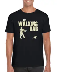 "Ходячий папа" день отцов Ходячие мертвецы ТВ пародия подарок вдохновленная футболка