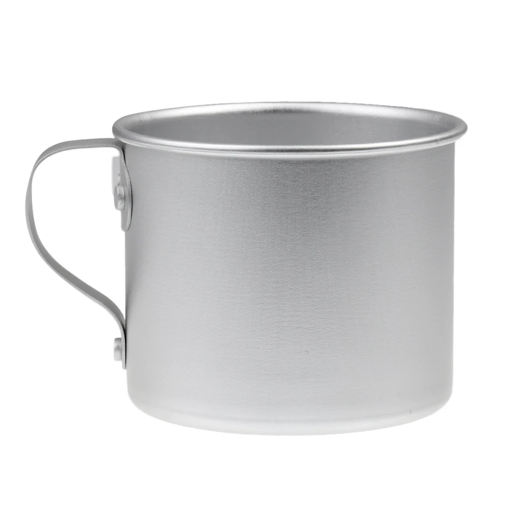 300ml 10.6oz Aluminum Coffee Tea Mug Cup with Handle - Aluminum Camping / Travel Cup for outdoor activity