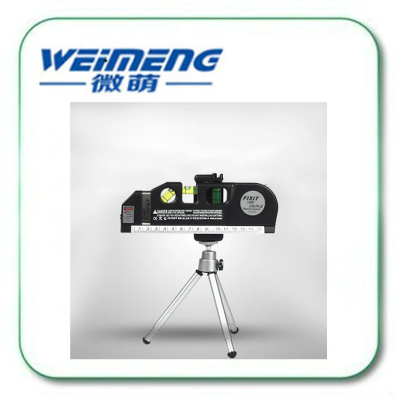 

Weimeng brand New Black Laser Level Horizon Vertical Measure Aligner Standard adjusted Metric Ruler Multipurpose Measure