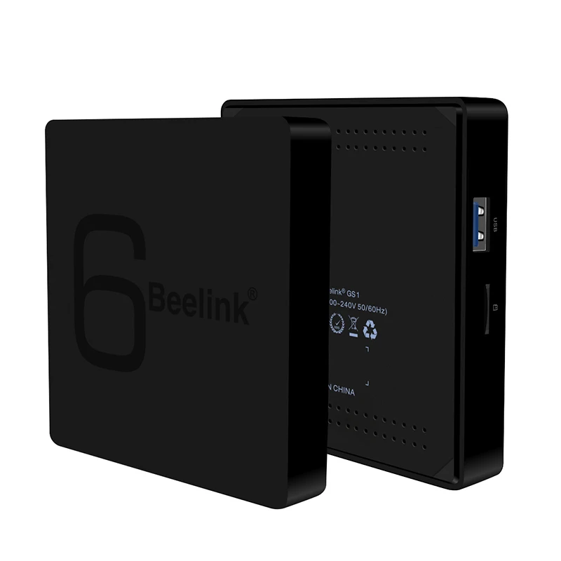 

Beelink GS1 TV Box Support 6K HD Andriod 7.1 Software OS TV Set Box with Quad-core 64bit ARM Cortex A53 CPU TV Set Box
