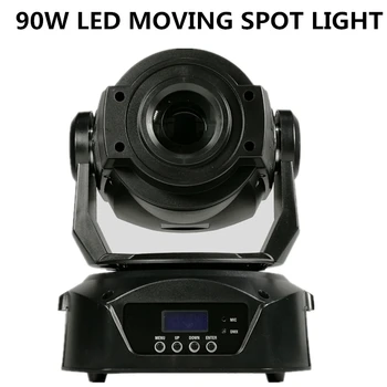 

90W Moving LED spot light/ moving head LED pattern light 3 facet prism +8pcs gobo and 7 color +white dj equipment