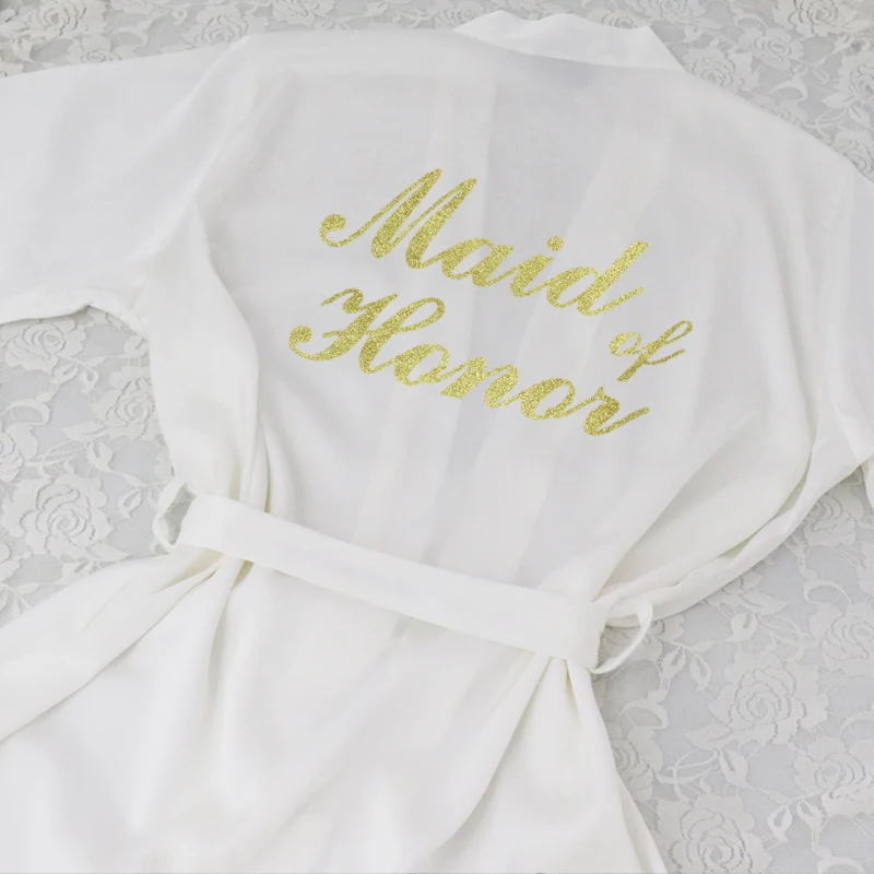 白色 Maid of Honor
