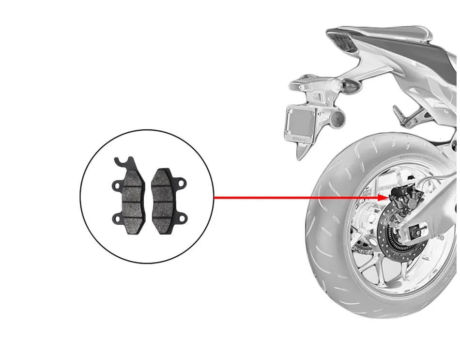 ZSDTRP полуметаллические мотоциклетные передние тормозные колодки и задние тормозные колодки для Kawasaki Ninja 300 2013