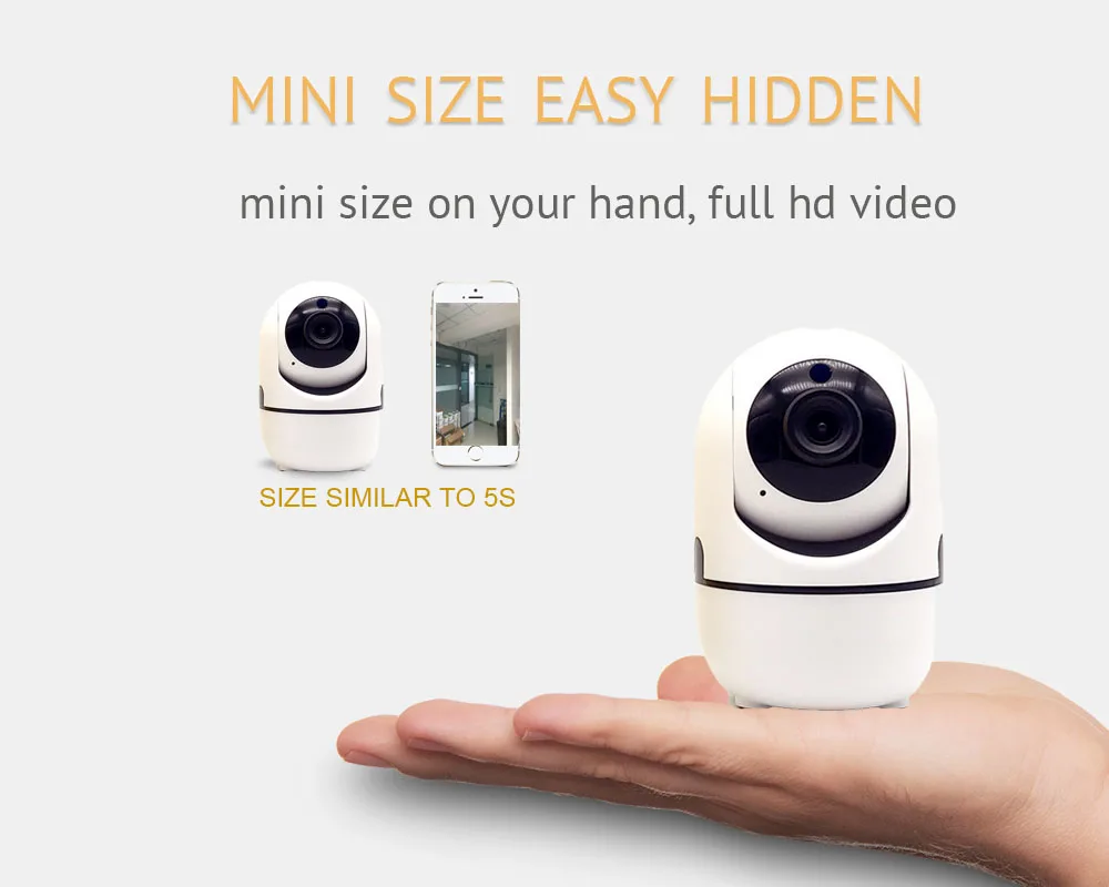 Wifi IP Camera 720P Smart Mini Camera Indoor Security Surveillance Home Camera Wi-Fi Wireless Baby Monitor Night Vision