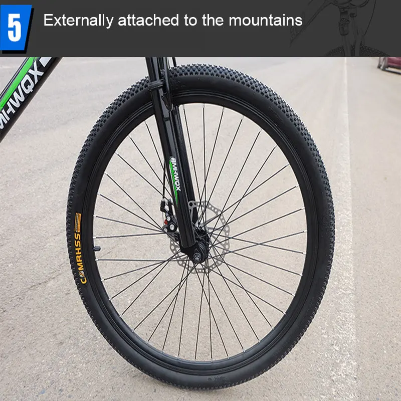 Best Mountain Bike 26 Inch Cycling Bicycle Front and Rear Mechanical Disc Brakes 6