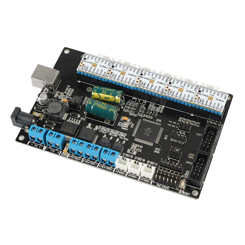 

Motherboard Set 3D Printer Motherboard Compatible for TriGorilla Mega2560 RAMPS1.4 XJ66