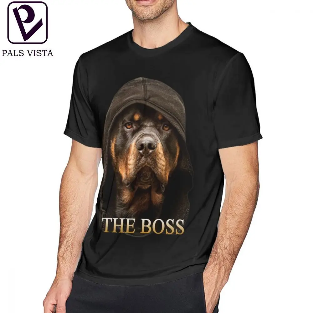 

Rottweiler T Shirt Rottweiler The Boss Design By Zilly Tees T-Shirt Big Fun Tee Shirt Basic Short Sleeve Tshirt