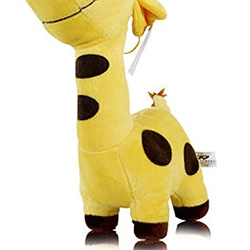 

MACH 1 x25cm Cute Plush Giraffe Soft Animal Shaped Finger dolls Game for Children Toy gift Story Telling yellow