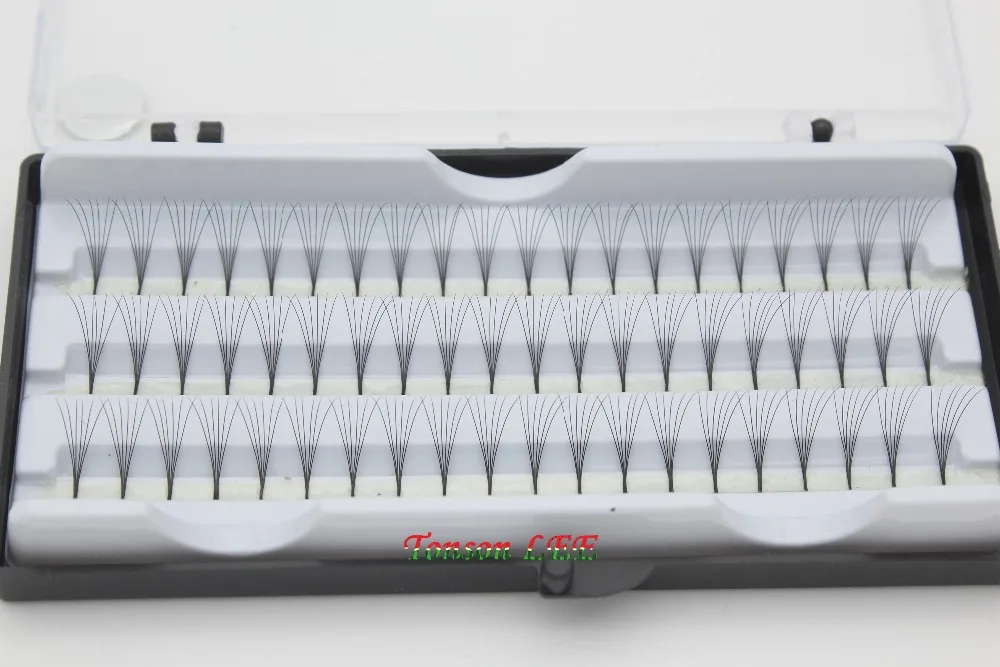 1 CASE Professional 0 15C Curl 8 10 12MM Natural False Eyelashes Extension font b Makeup