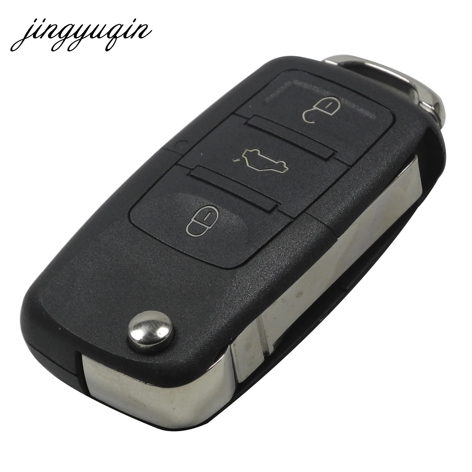 3 кнопки флип чехол для дистанционного ключа от машины Volkswagen VW Jetta Golf Passat Beetle Polo Bora