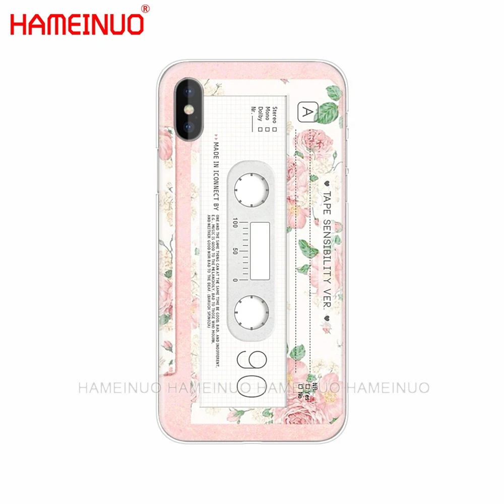 HAMEINUO Ретро Классический кассета уникальный дизайн чехол для мобильного телефона iphone X 8 7 6 4 4S 5 5S SE 5c 6s plus - Цвет: 62206