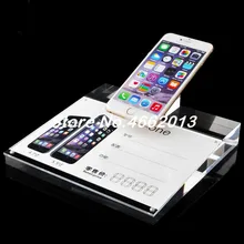 20 шт./лот Новое поступление года Smartphone держатель для розничной дисплей акрил дисплей сотового телефона стенд
