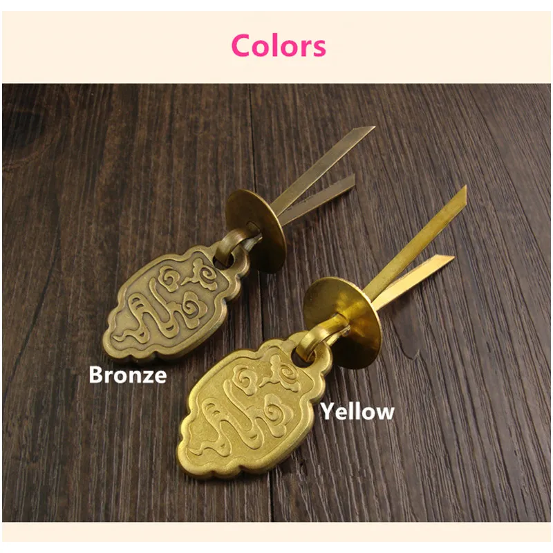 Vintage Brass Handle Cloud Carved Tab Drawer Cabinet Jewelry Box Decorative DIY Furniture Hardware Door Handles 4Sets | Обустройство