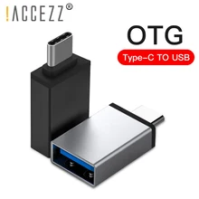 ACCEZZ USB адаптер типа OTG C к USB флэш-конвертер для One Plus 5 для LG G5 G6 Xiaomi Mi 5 6 8 samsung Galaxy S8 S9 Синхронизация данных