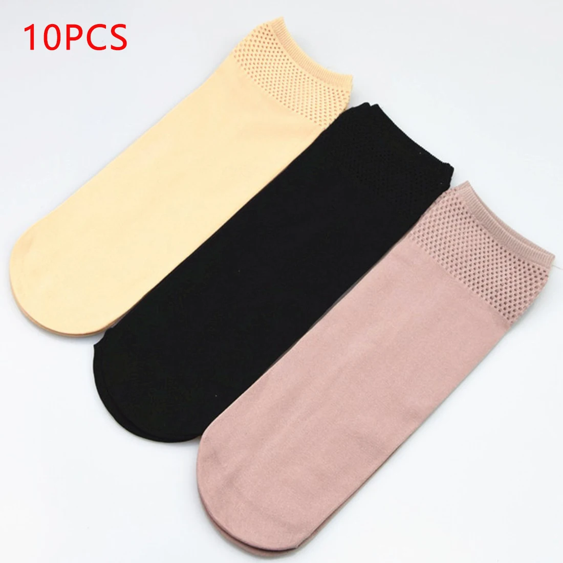 

10Pair Women High Elastic Soft Velvet Silk Socks Spring Autumn Woman Skin Color Nylon Socks Ladies Black Socks Calcetines