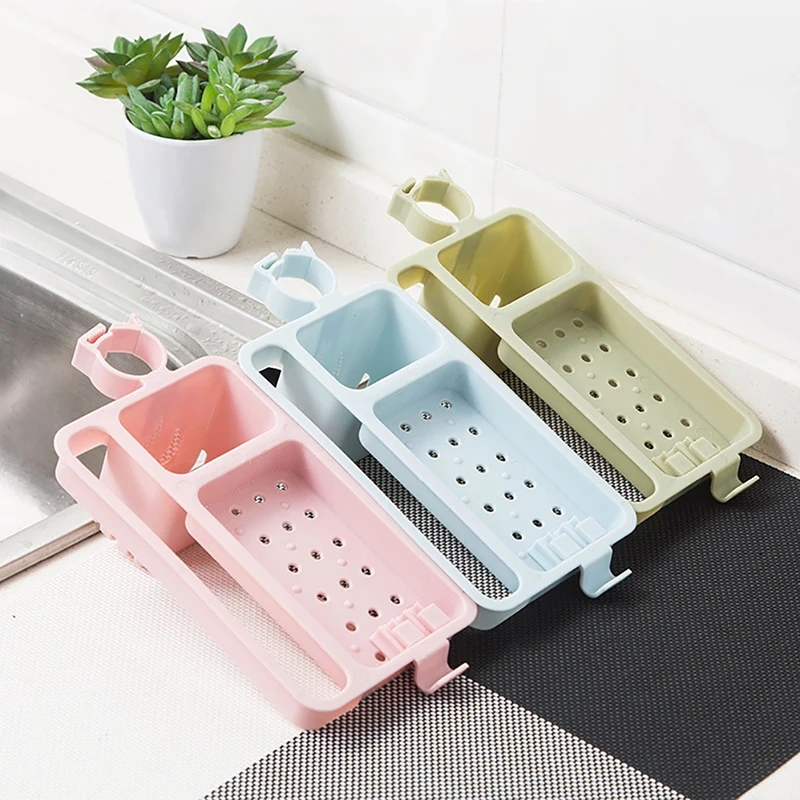 Tap Drain Rack Sink Hanging Storage Holder Sponge Faucet Clip Dish Cloth Clip Shelf Drain Dry Towel Organizer Bathroom Kitchen