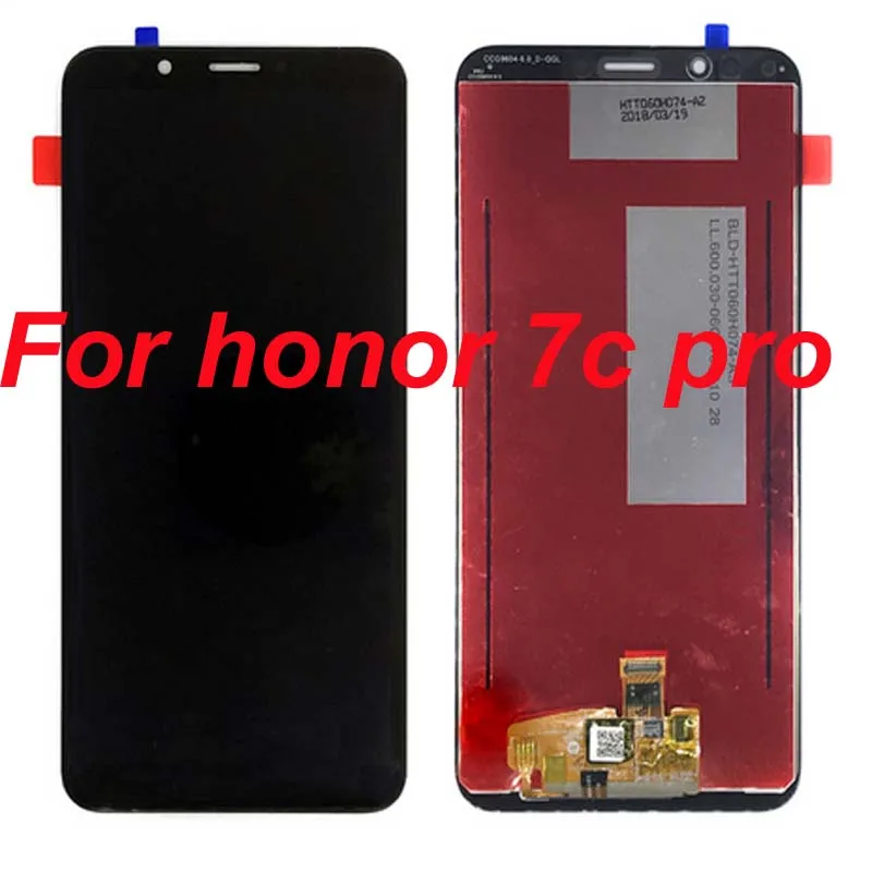 ЖК дисплей и дигитайзер сенсорного экрана в сборе для Huawei Honor 7C/honor 7c pro с рамкой