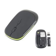 Через dhl или ems 100 штук тонкий USB беспроводной 2,4G мышь оптическая мышь для компьютера ПК ноутбук