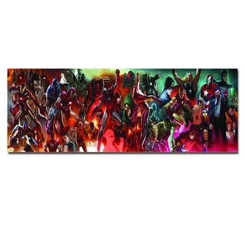 

Superheros Super Hero Movie Wall Art Wall Decor Silk Prints Art Poster Paintings for Living Room No Frame