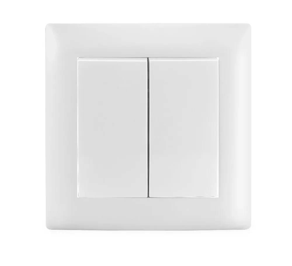 

light switch wall switch two gang European Colorful inset wall DIY 10A 250V white pop brand new 100%