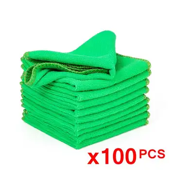 

100 Pieces Microfiber Car Wash Towel Car Cleaning Cloth Car Waxing Polishing Drying Detailing Car Care Kitchen Housework Towel