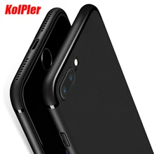 

KOLPLER Ultra Thin case for iphone 7 case Soft matte TPU cover frosted Shockproof Coque Fundas on for iphone 7 7 Plus shell capa