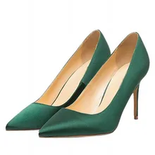 New Woman Concise Fashion Pointed Toe Women Shoes Thin Heels Satin Women Pumps Ladies Shoes Red Wedding High Heel C051A New Woman Concise Fashion Pointed Toe Women Shoes Thin Heels Satin Women Pumps Ladies Shoes Red Wedding High Heel C051A