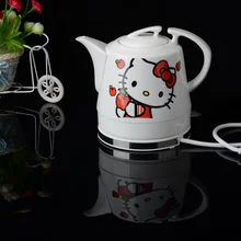 Модный дизайн много цветов керамический электрический чайник автоматический Электрочайник здоровья 1.2л скорость чайник 220 В