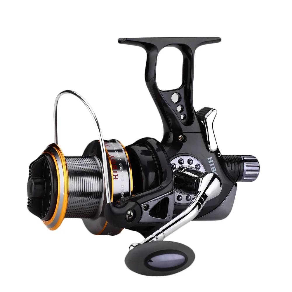 

Surfcasting Fishing Reel: Infinite Anti-Reverse Structure, Fishing Spinning Carp Reel, J3FR, Black,9+1BB,1 Spare Plastic Spool