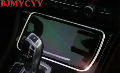 Стайлинг автомобиля BJMYCYY держатель стакана из нержавеющей стали наклейка с