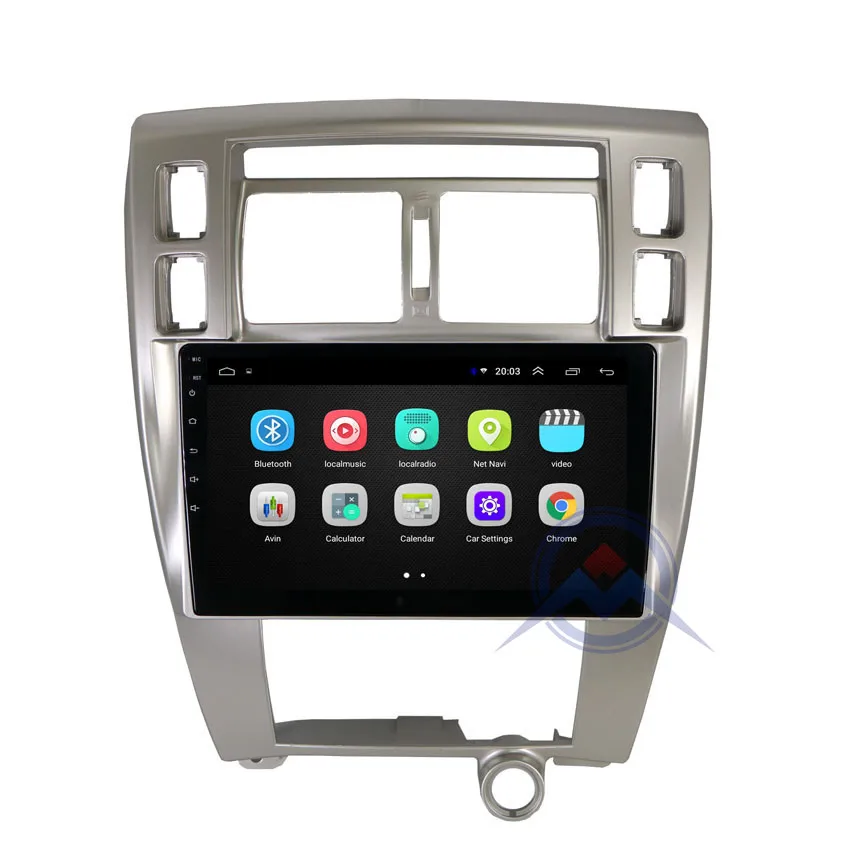 Best ZOHANAVI 10.2 inch Car DVD player for Hyundai Tucson 2006-2014 Android car radio audio with maps bluetooth function 1