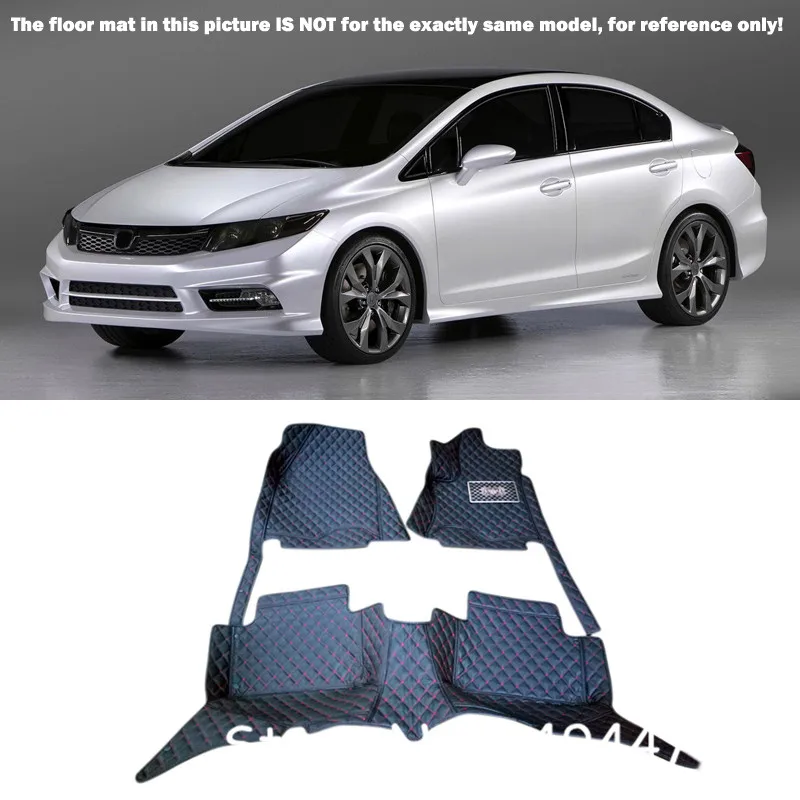 Interior Leather Custom Car Styling Auto Floor Mats