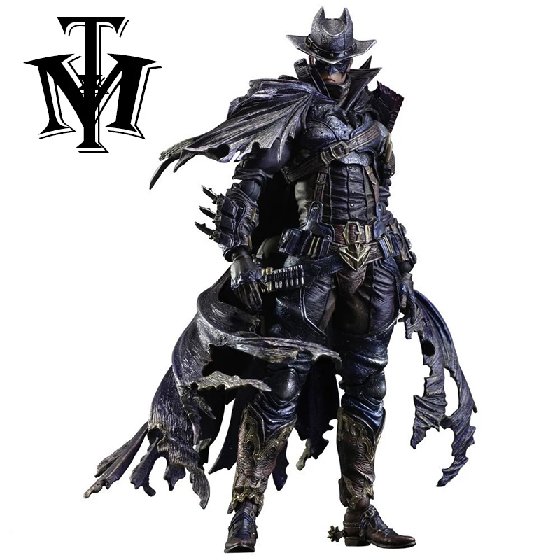 

Anime Movie Batman Timeless Wild West Action Figure Playarts Kai figurine Toys Collection Model Play arts Kai doll juguetes