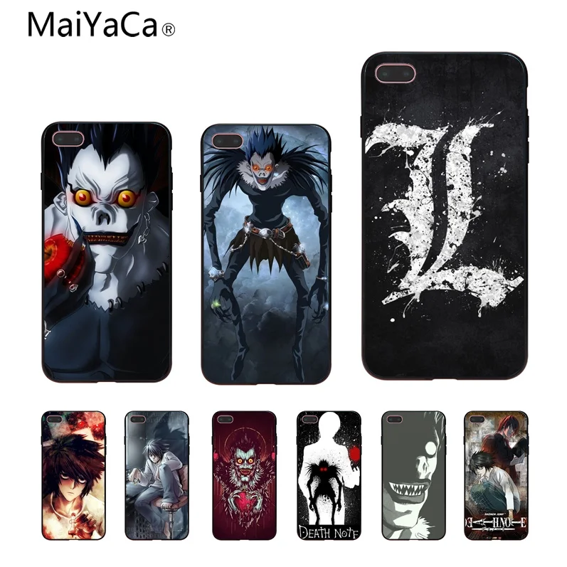 

MaiYaCa Death Note Coque Shell Phone Case For Apple iPhone X 8 8plus 7 7plus 6 6s Cover