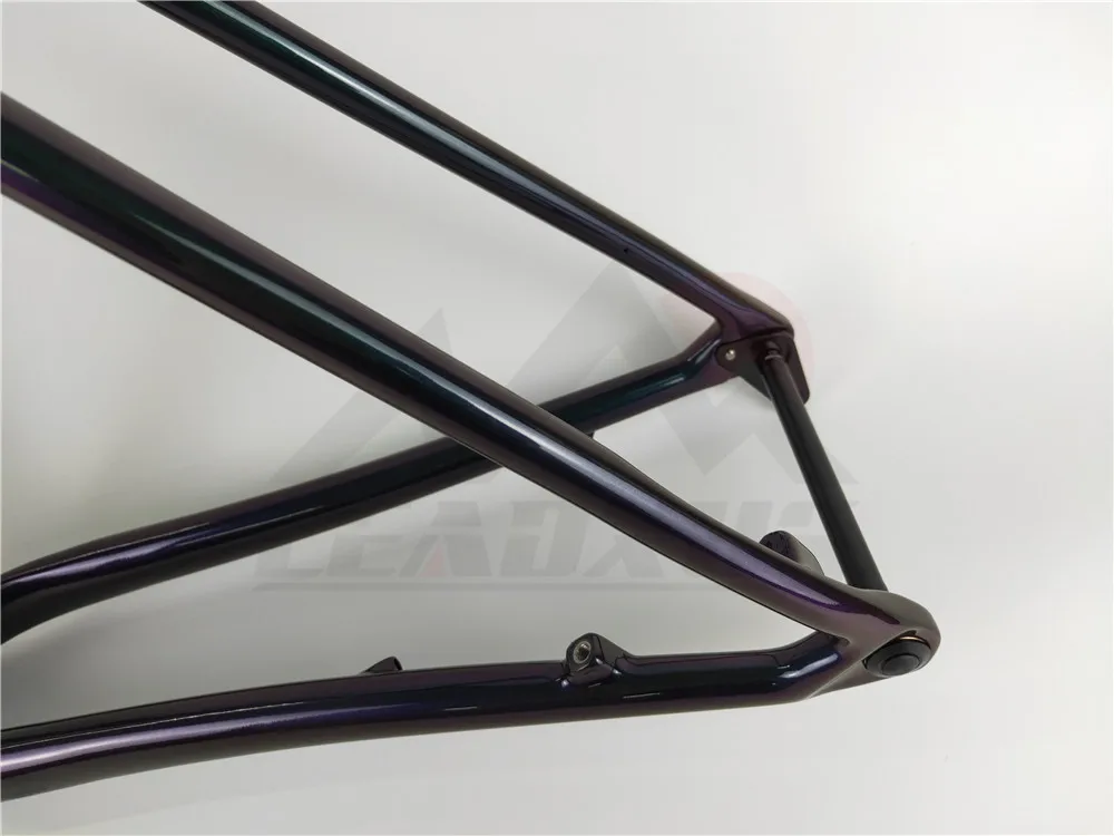 Clearance LEADXUS CLA350 Only 850g Chameleon 27.5/650B 29 MTB Frame T1000 Carbon Fiber Mountain Bike Frame+Clamp+Headset+Thru Axle 5