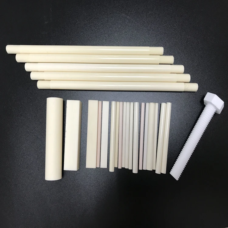 99.5 alumina ceramic rod / wear high temperature ceramic rod / solid